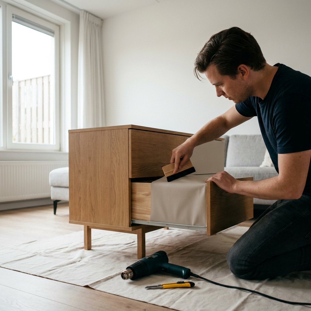 Commode wrappen stappenplan