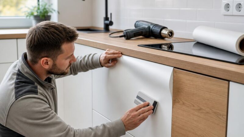 Keuken renoveren zonder breken met wrapfolie