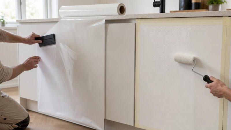 Keuken wrappen of verven