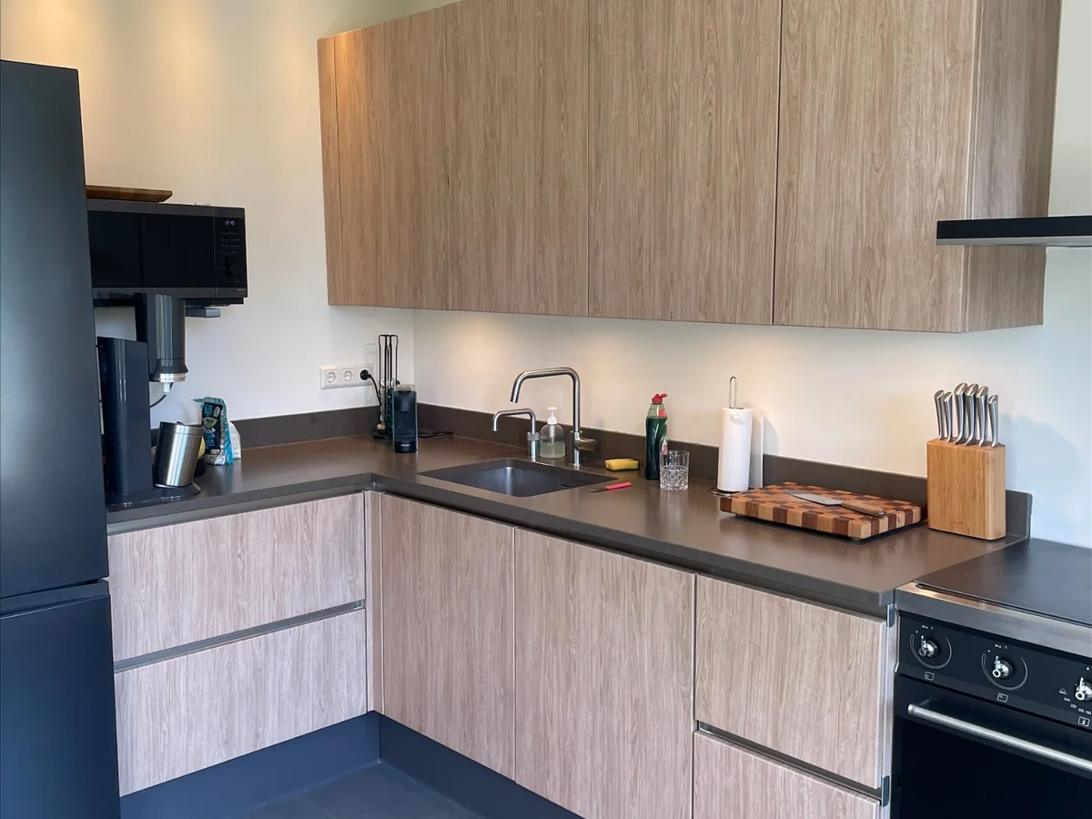 Keuken na het wrappen